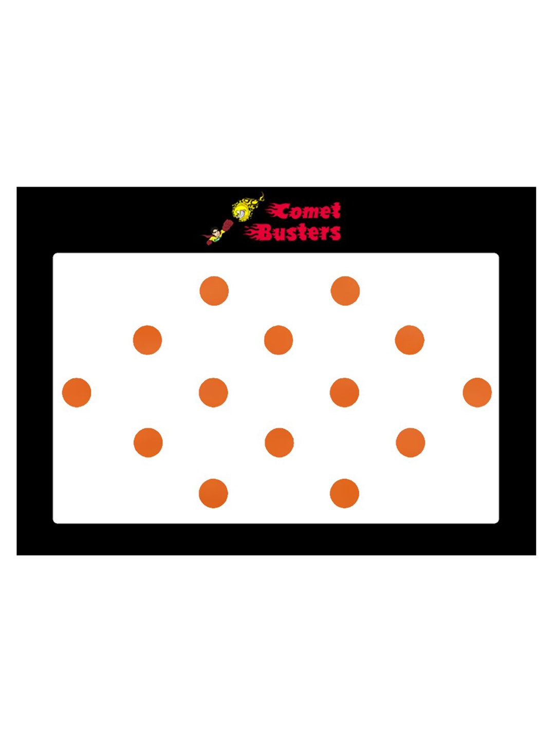 

Comet Busters 14 Pcs Reusable Bindis - Orange