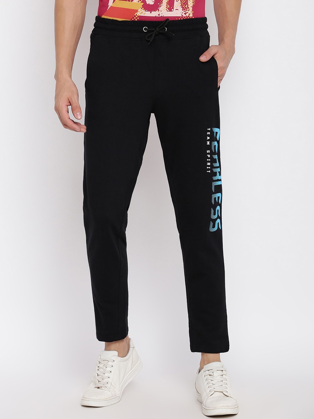 

abof Men Black Trousers