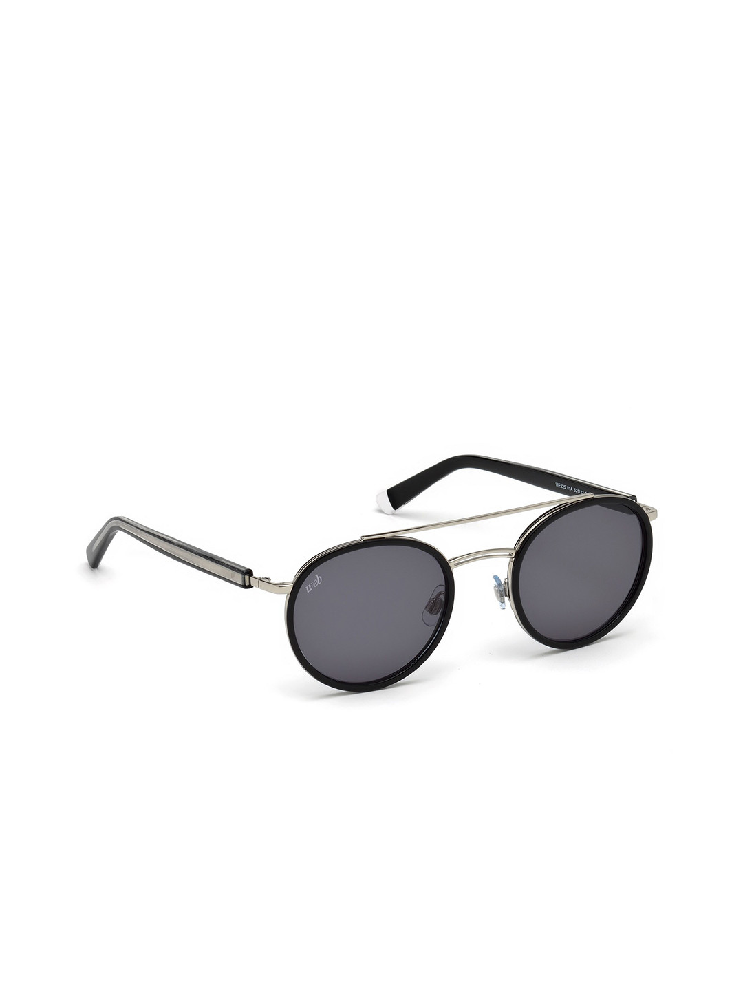 

WEB EYEWEAR Unisex Round Sunglasses WE0225 52 01A-Grey