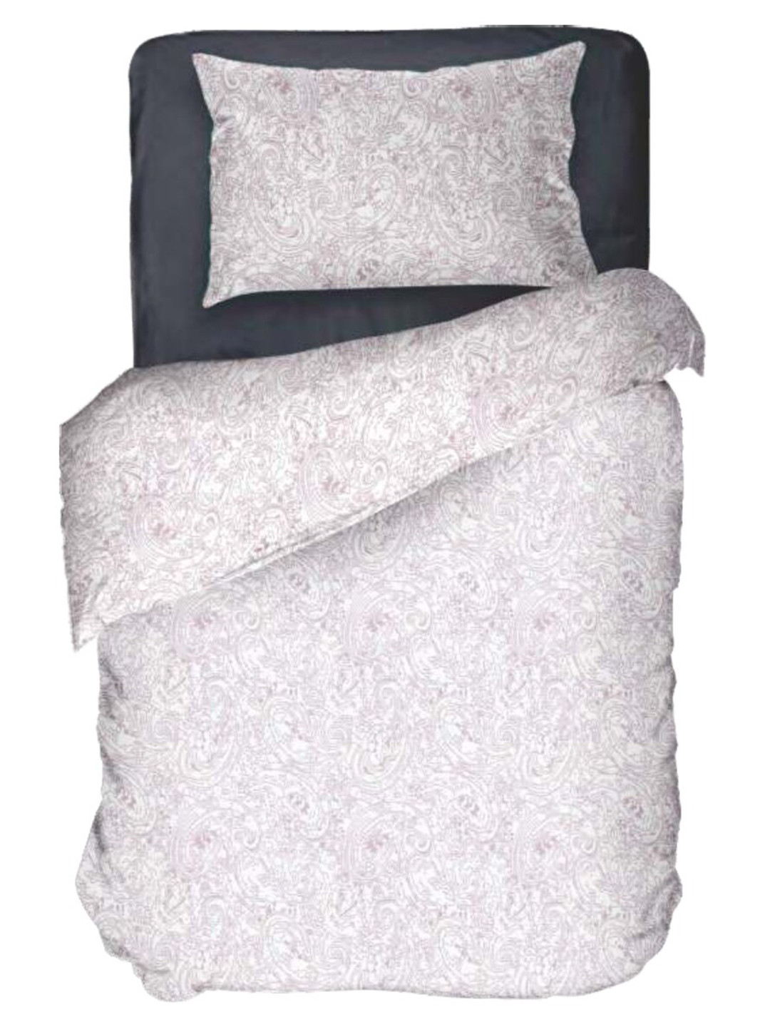 

Home Fresh Floral 120 TC Single Bedsheet with 1 Pillow Cover, White