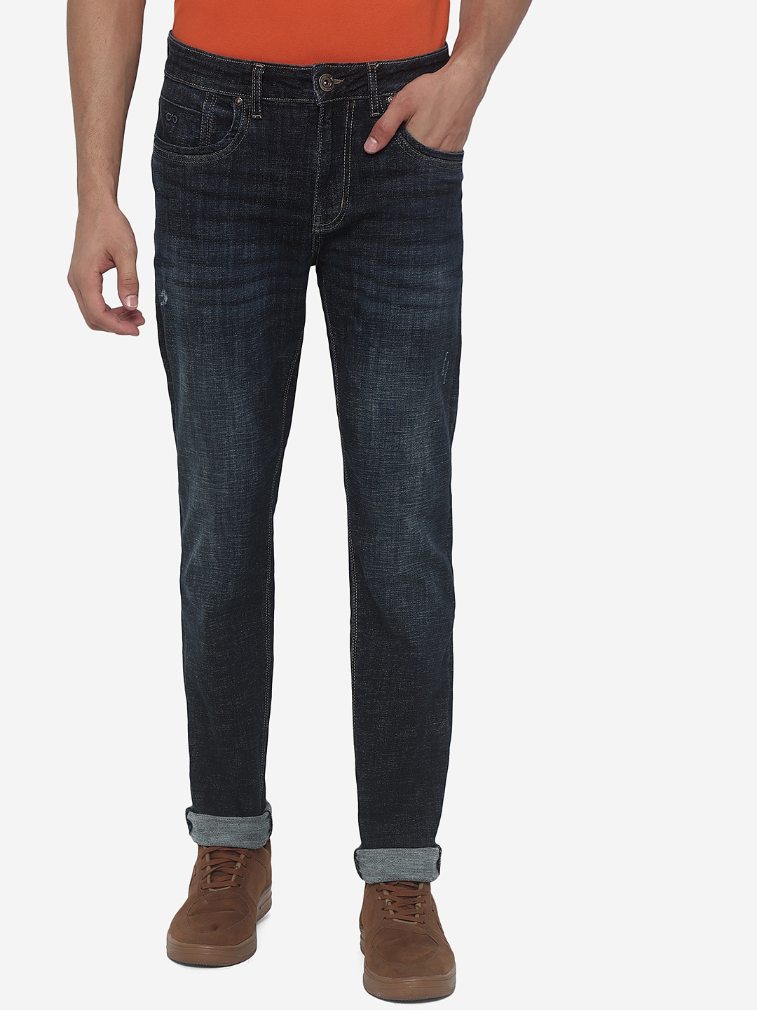 

JADE BLUE Men Blue Slim Fit Light Fade Jeans