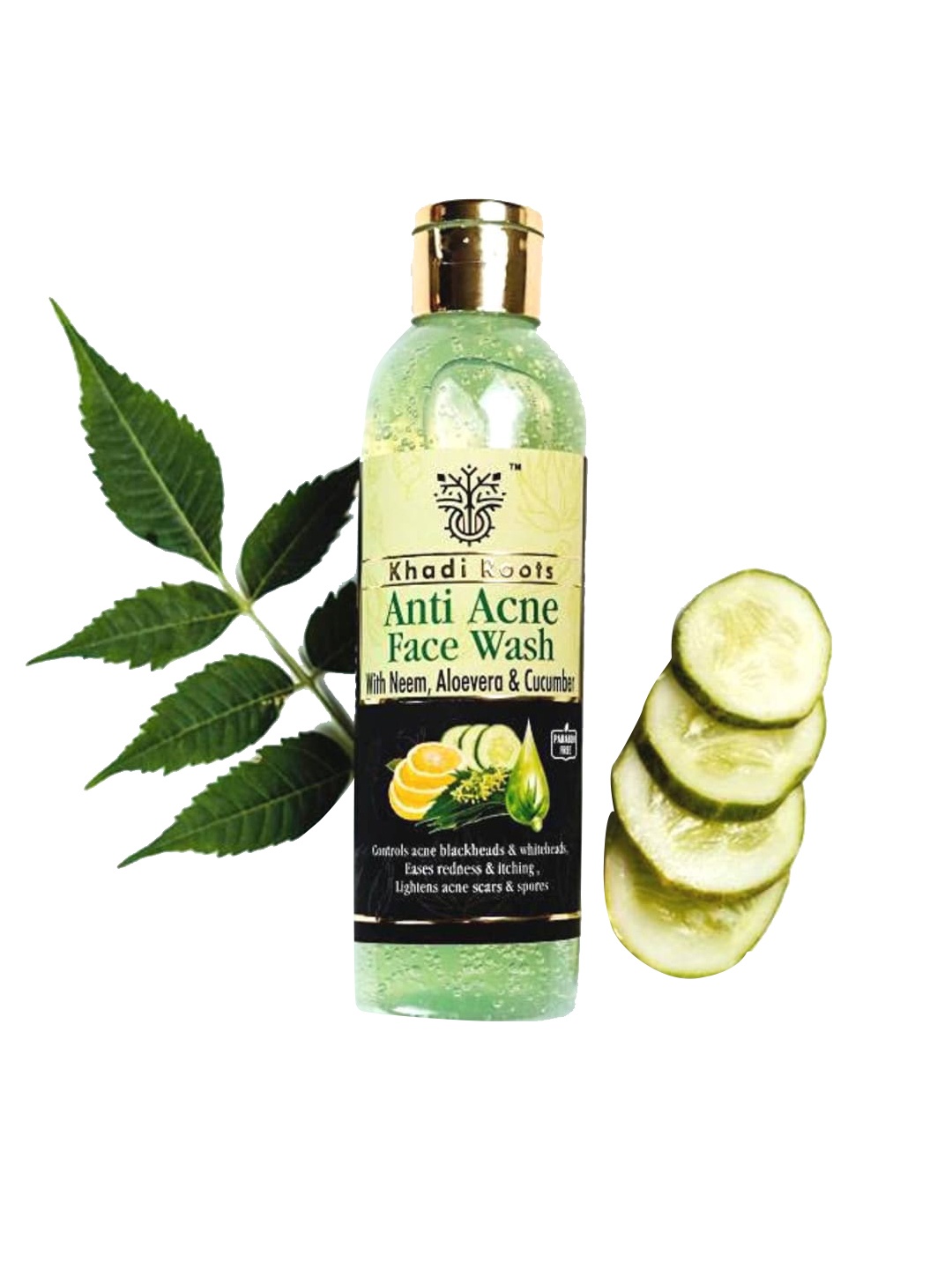 

Khadi Roots Set Of 3 Anti Acne Face Wash-400 ml, Green