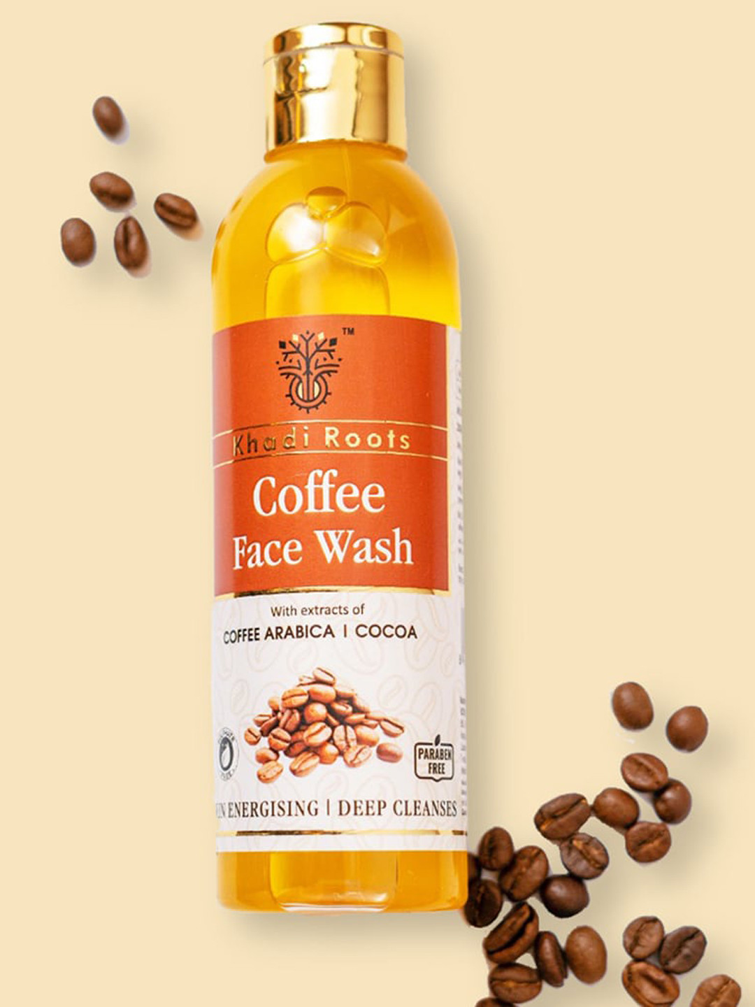 

Khadi Roots Set Of 2 Coffee Face Wash, Beige