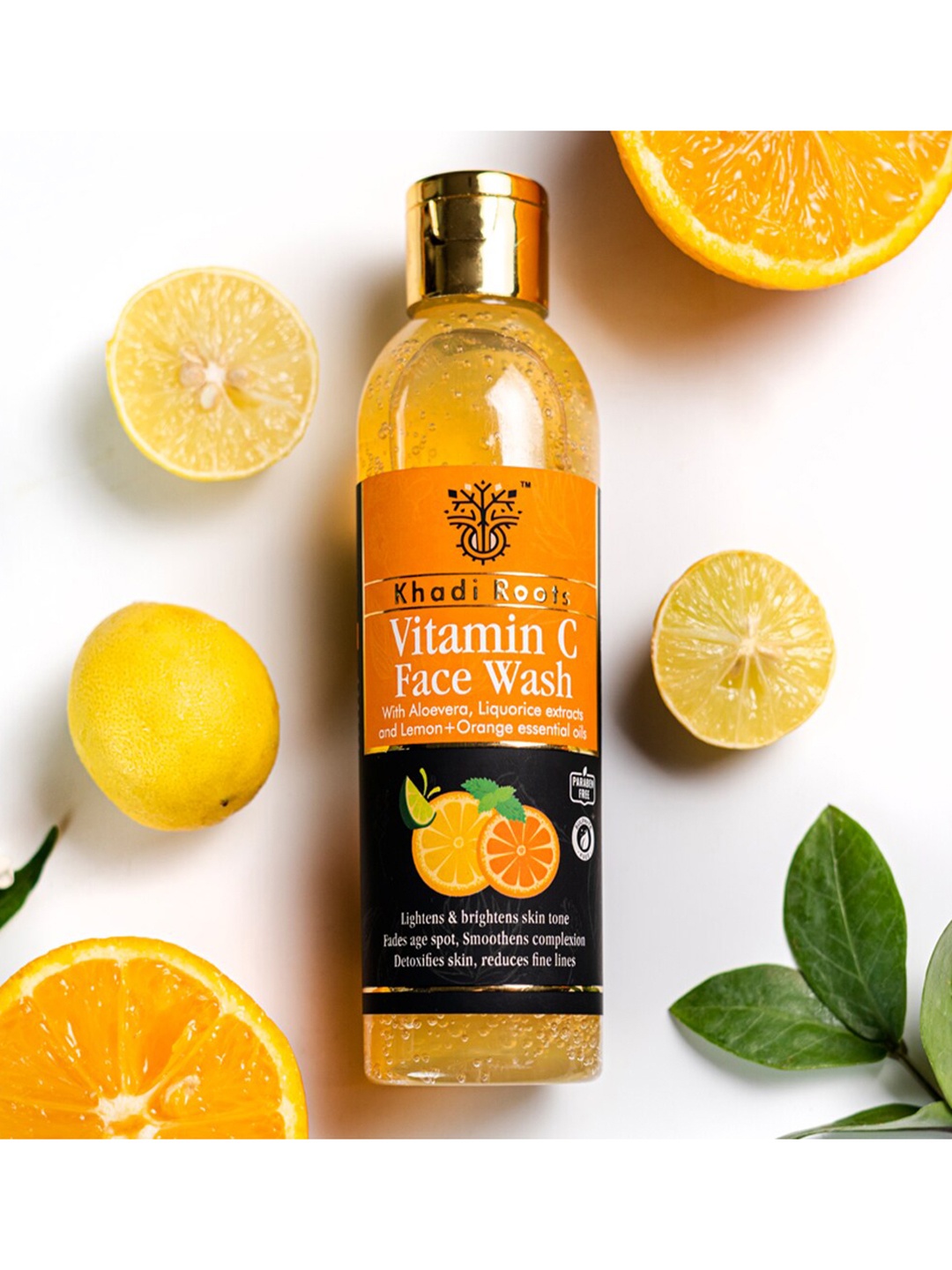 

Khadi Roots Set Of 3 Vitamin C Face Wash-600 ml, Orange