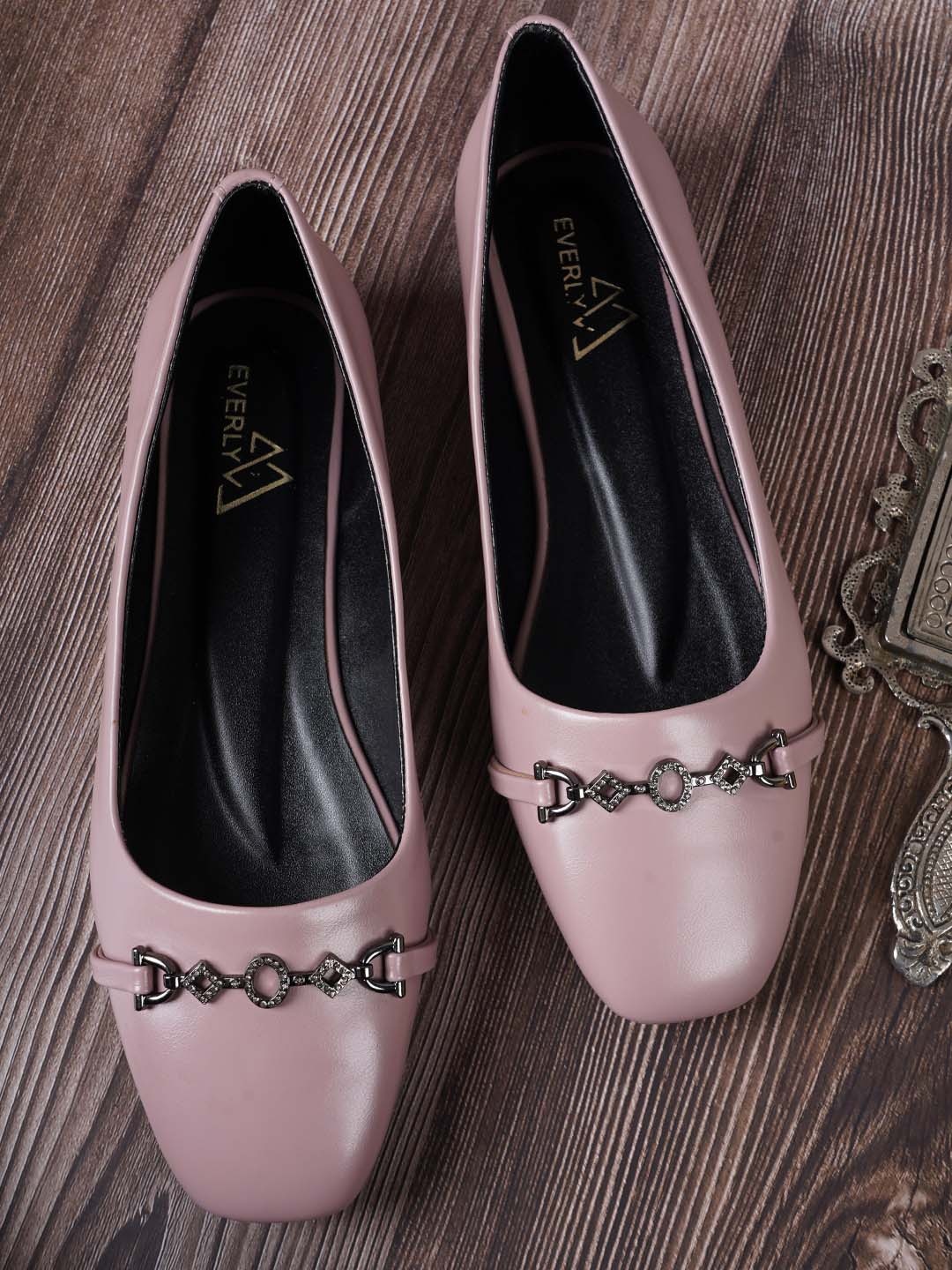 

EVERLY Women Pink Ballerinas Flats