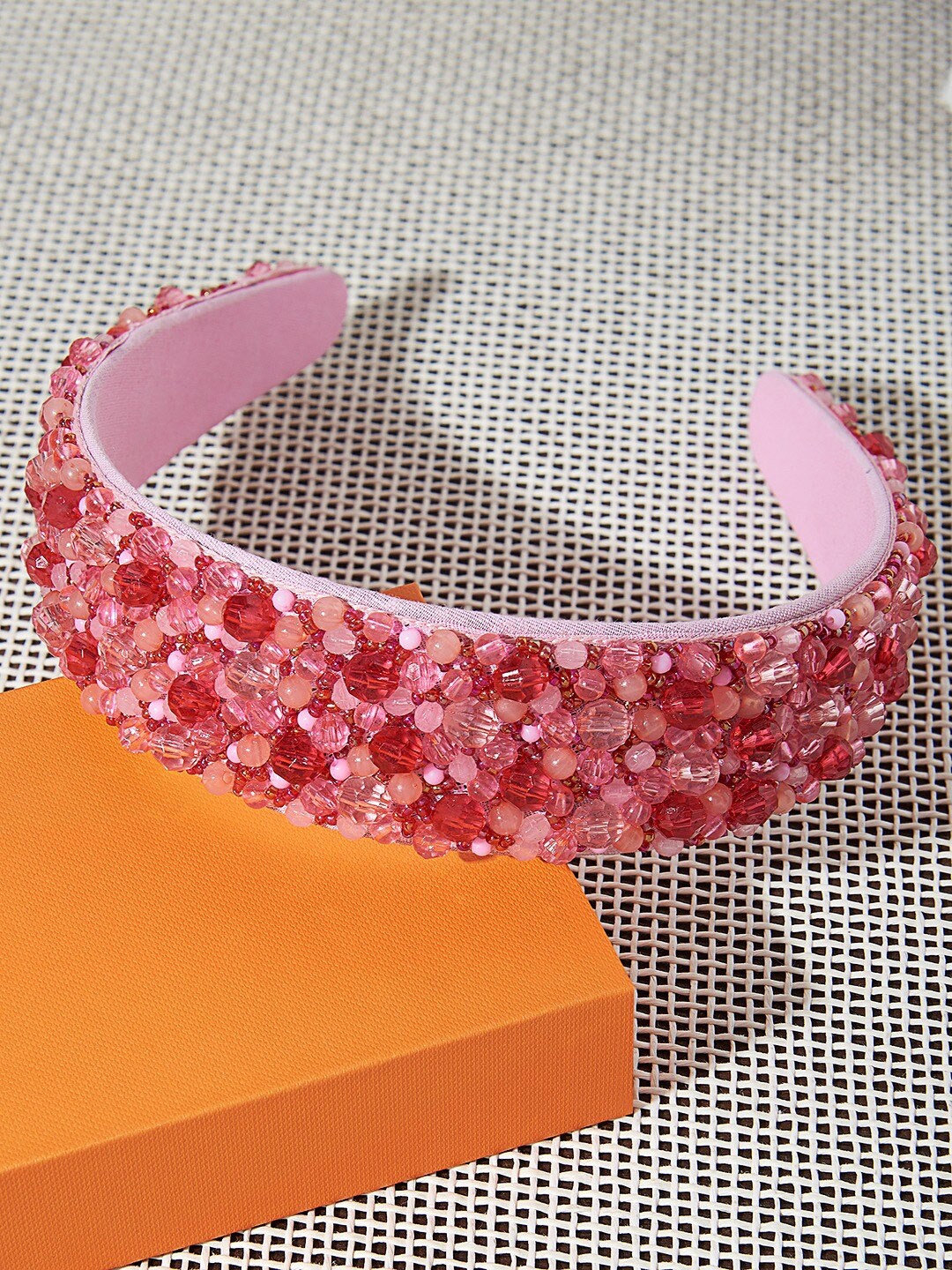 

AMI Women Embellished Hairband, Pink