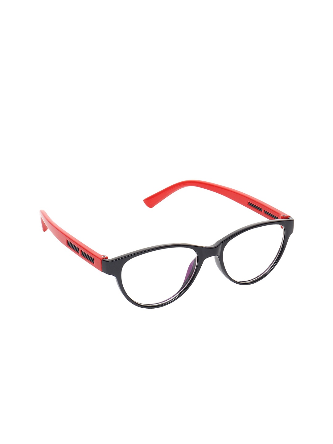 

ALIGATORR Clear Lens & Red Cateye Sunglasses with UV Protected Lens AGR_AERO CAT RED