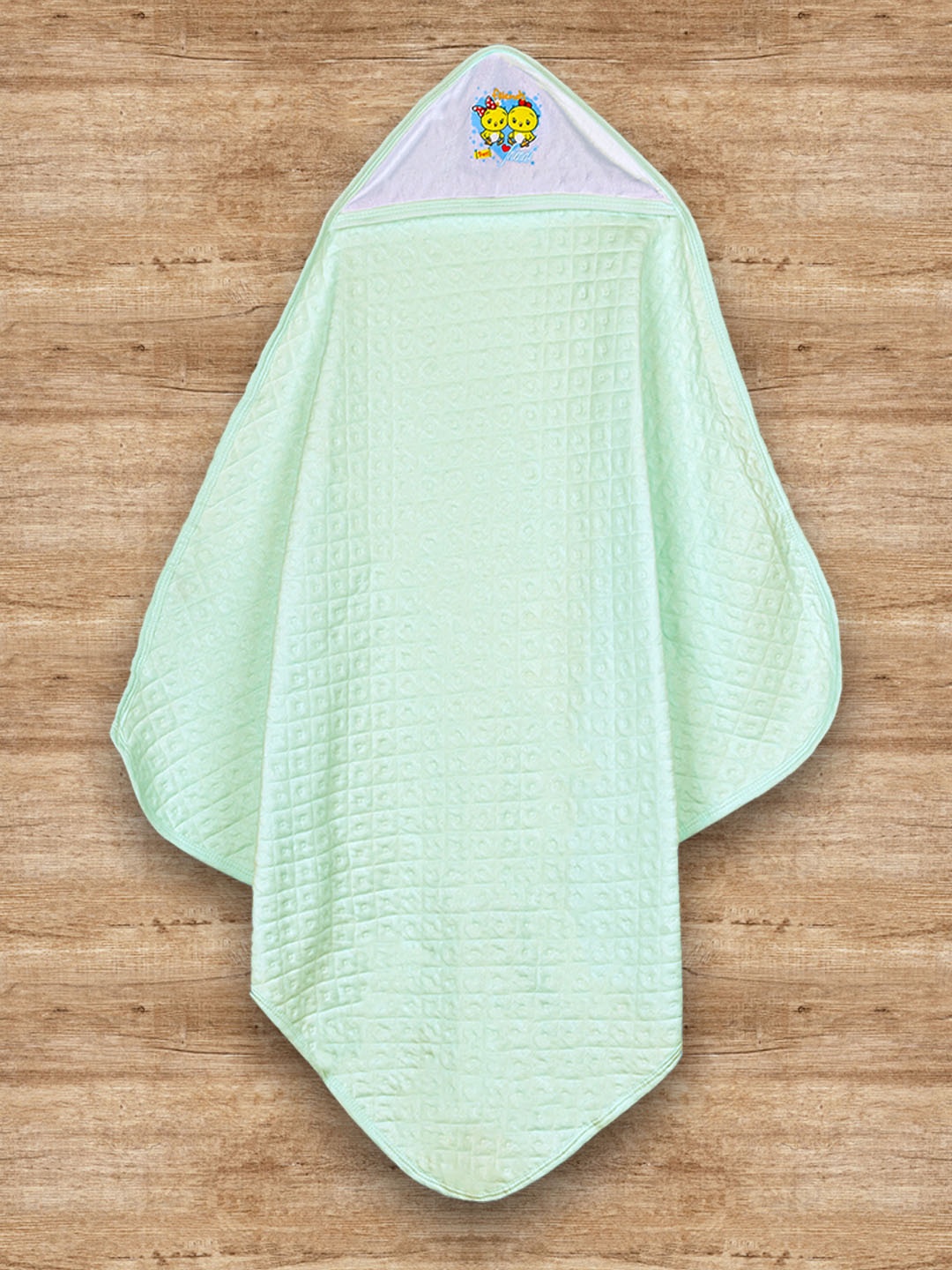 

Moms Home Infant Kids Green Solid Organic Cotton 300 GSM Bath Towels
