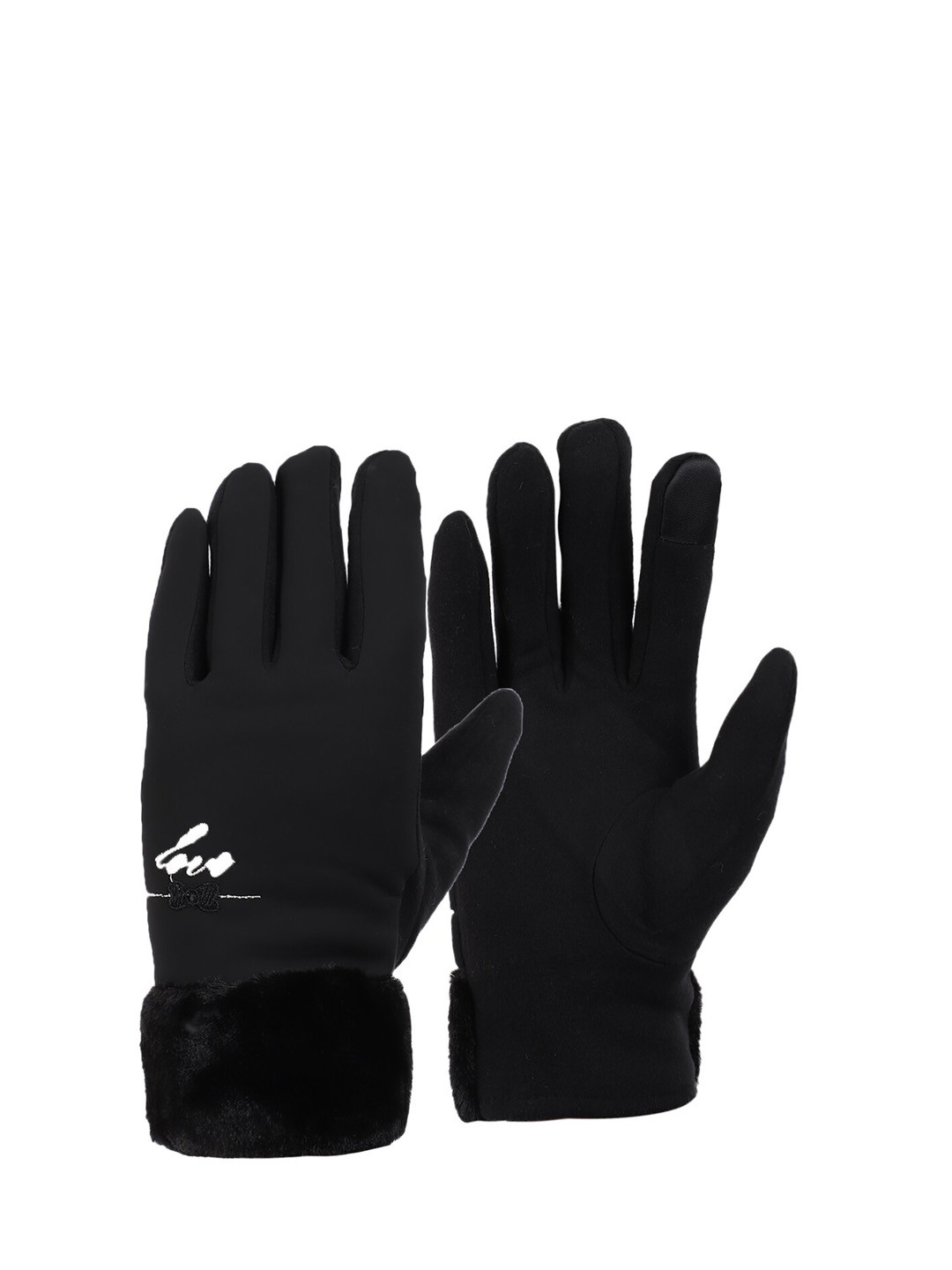 

ELLIS Women Black Solid Touch Screen Gloves