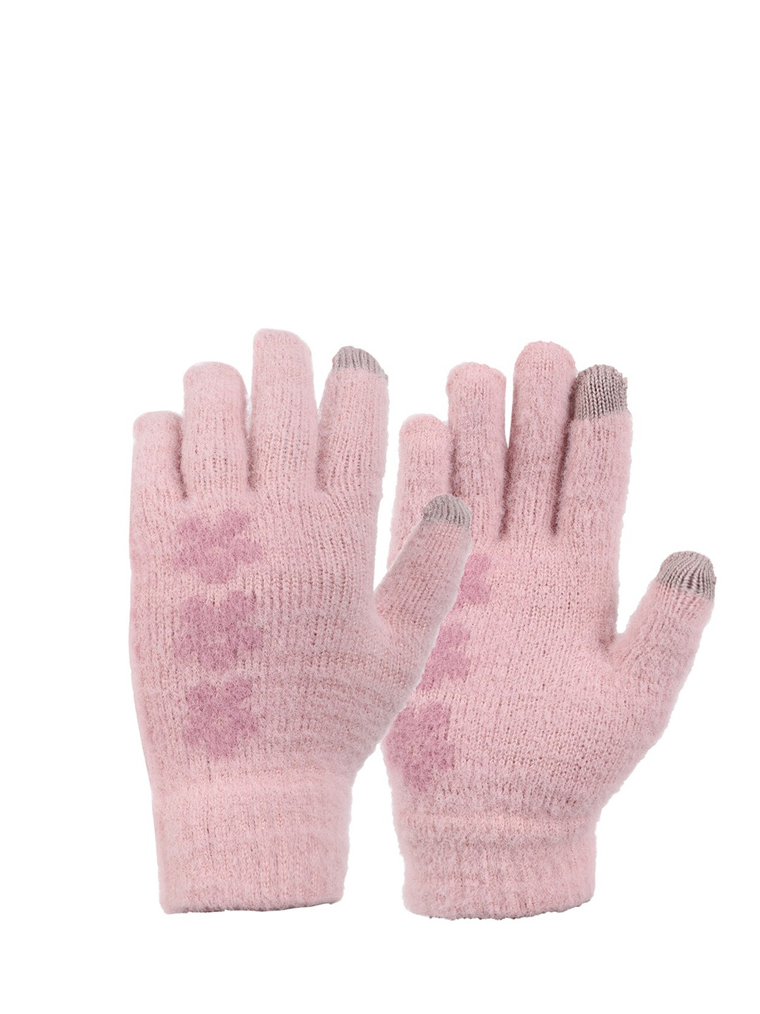

ELLIS Women Pink Solid Gloves