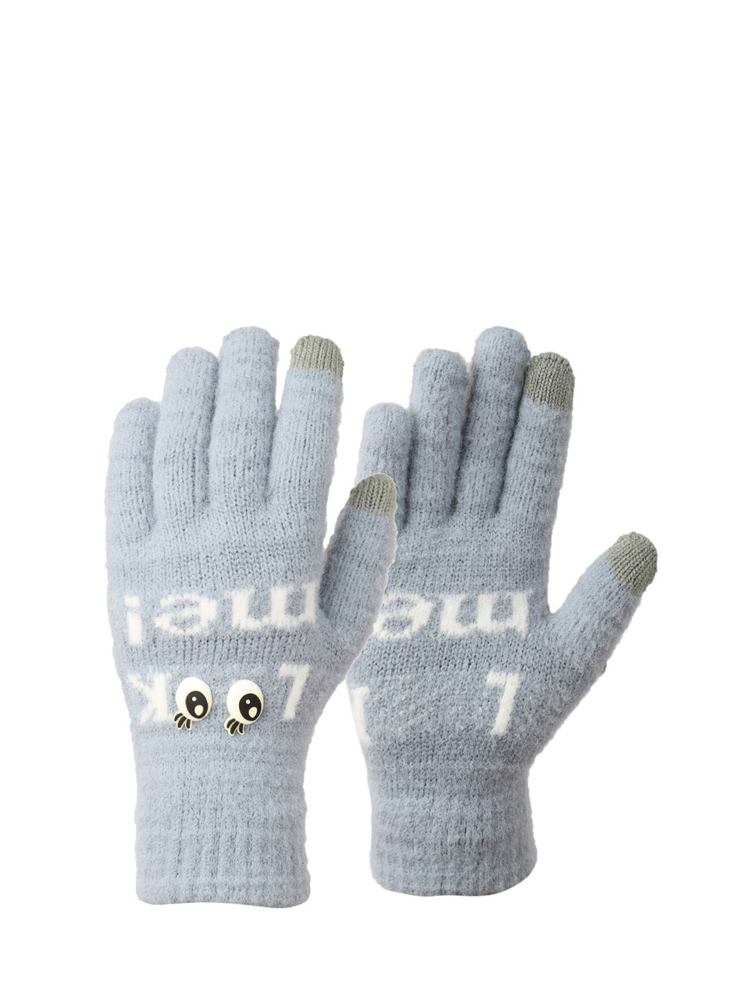

ELLIS Women Blue & White Textured Hand Gloves