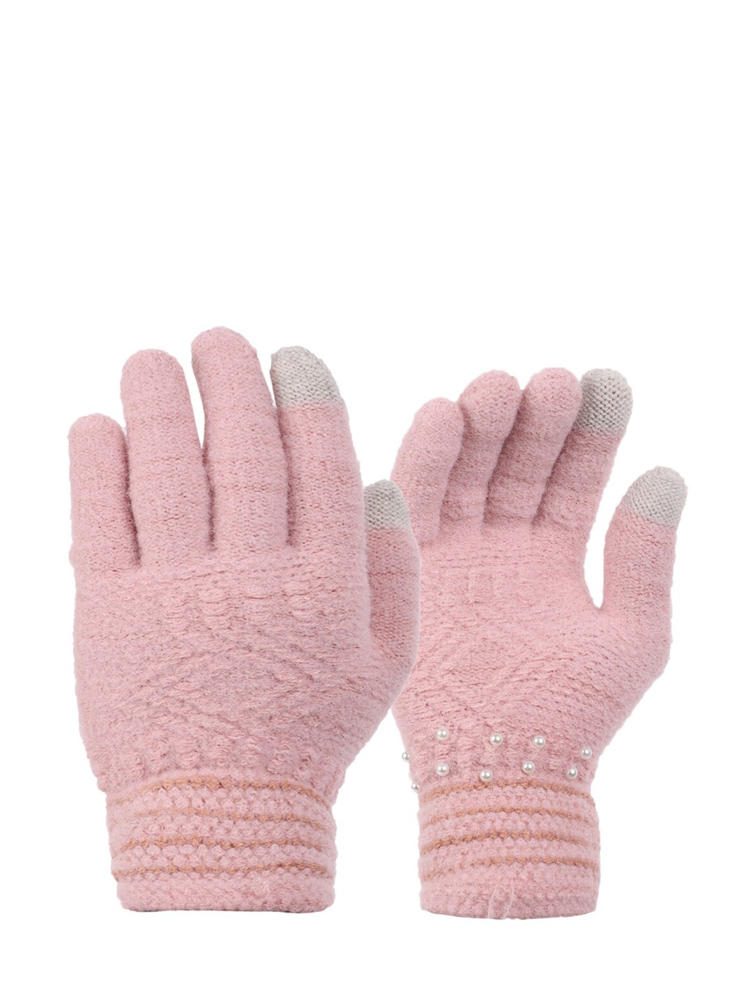 

ELLIS Women Pink Winter Gloves