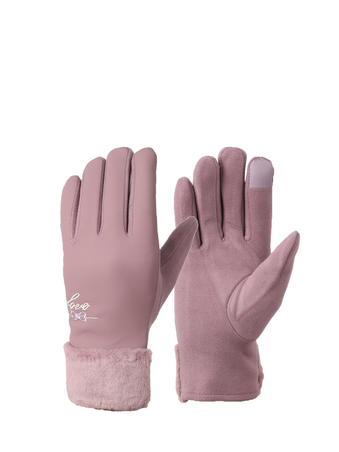 

ELLIS Women Pink Solid Gloves