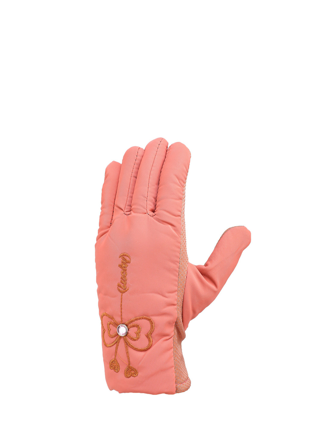 

ELLIS Women Pink Embroidered Acrylic Hand Gloves