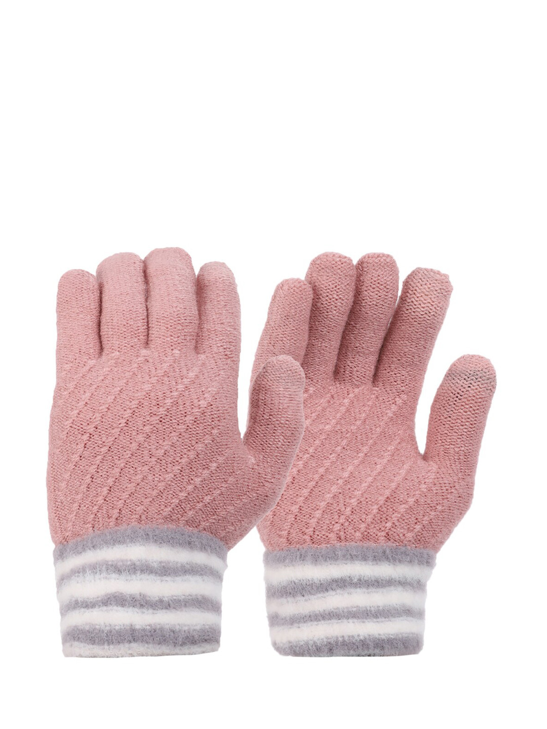 

ELLIS Women Pink Patterned Hand Gloves