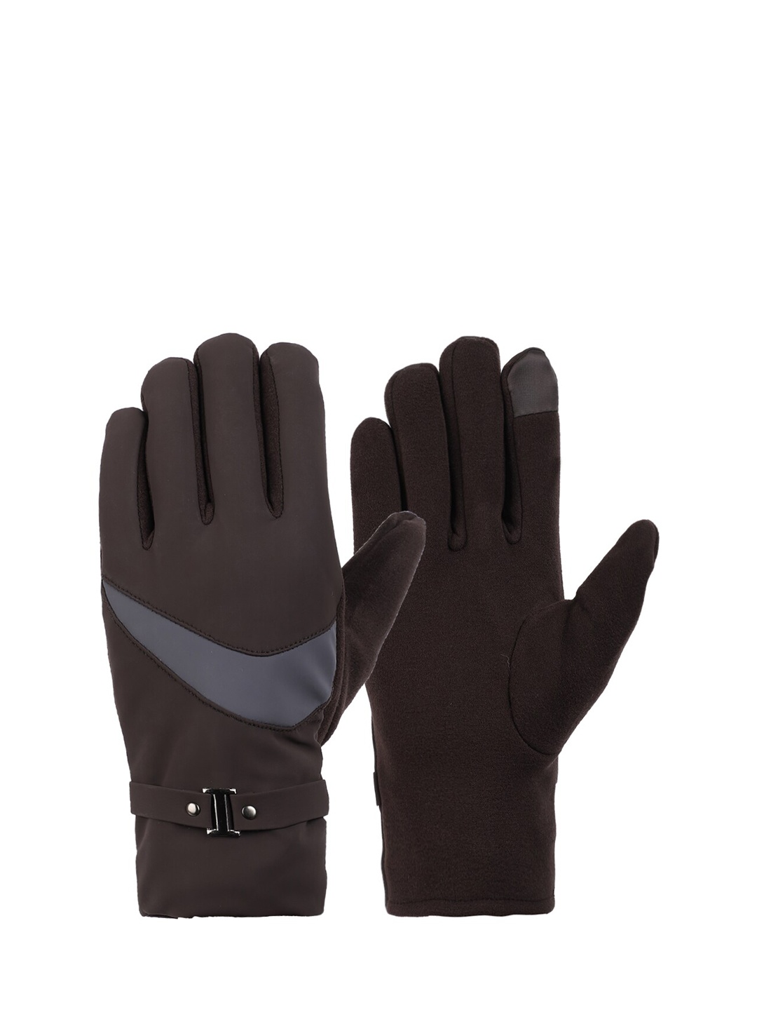 

ELLIS Brown Solid Hand Gloves