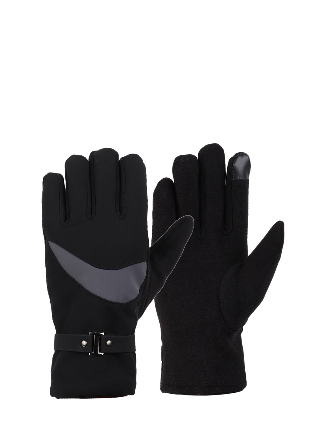 

ELLIS Black Solid Gloves