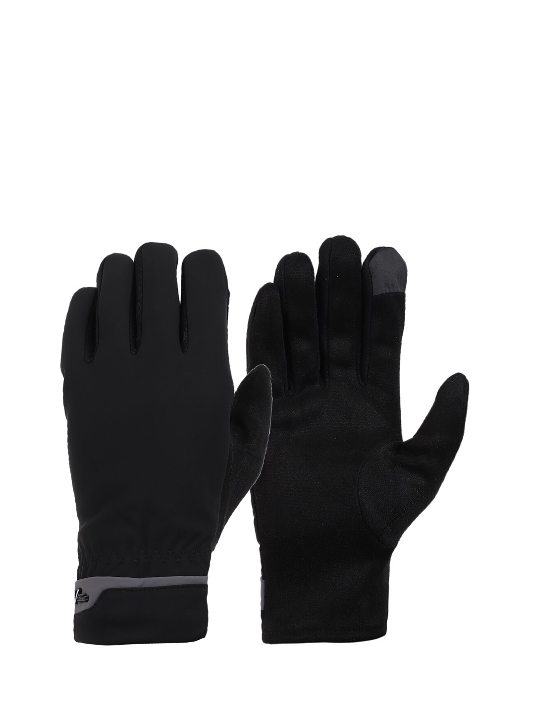 

ELLIS Black Solid Hand Gloves