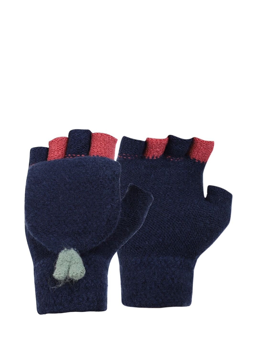 

ELLIS Blue & Orange Patterned 2 In 1 Gloves