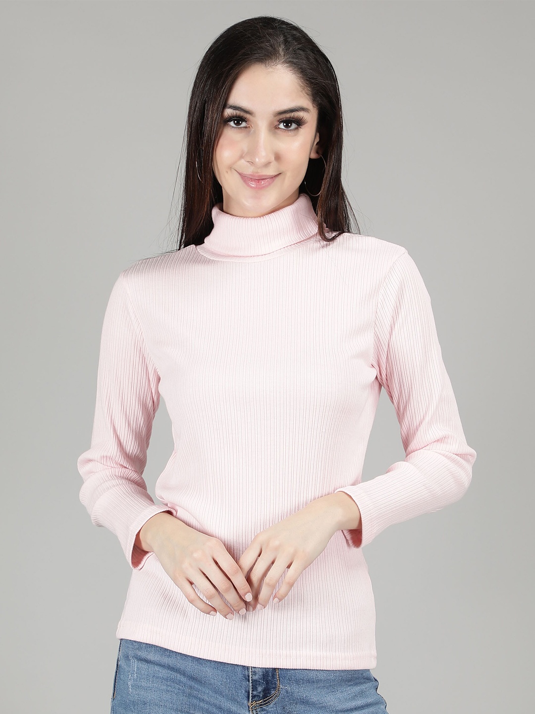 

Sonex Gold Women Solid Pink Top
