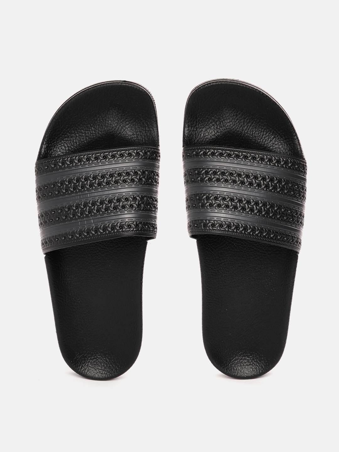 

ADIDAS Originals Men Striped Sliders, Black