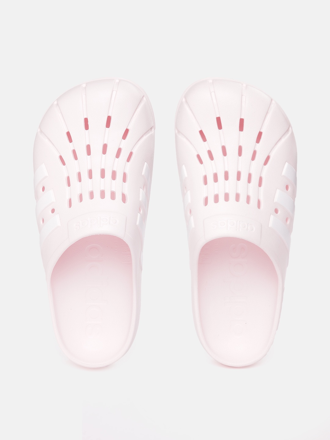 

ADIDAS Unisex Starlette Textured Cut-Out Clogs, Pink