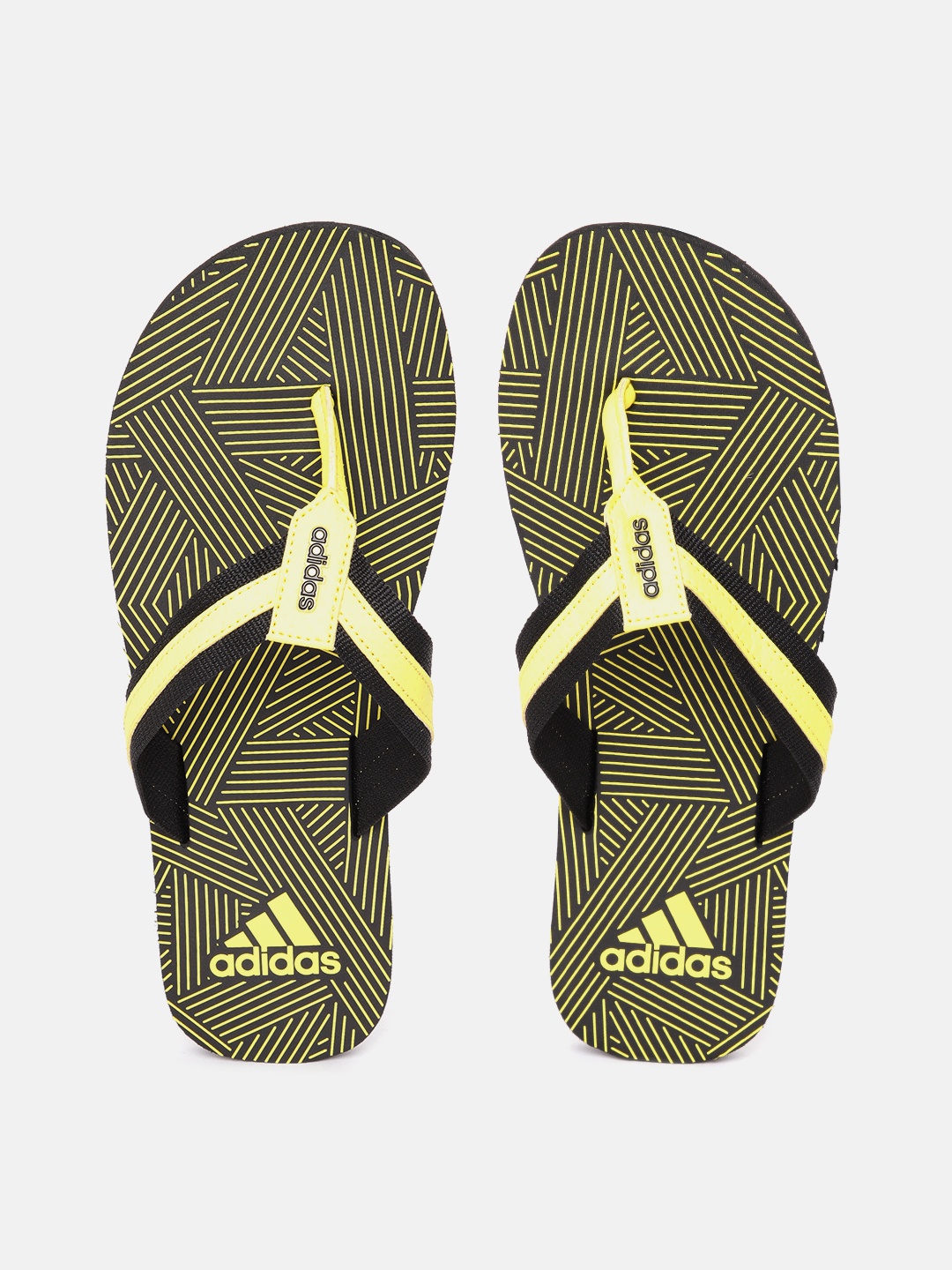 

ADIDAS Men Hurtle Printed Thong Flip-Flops, Yellow