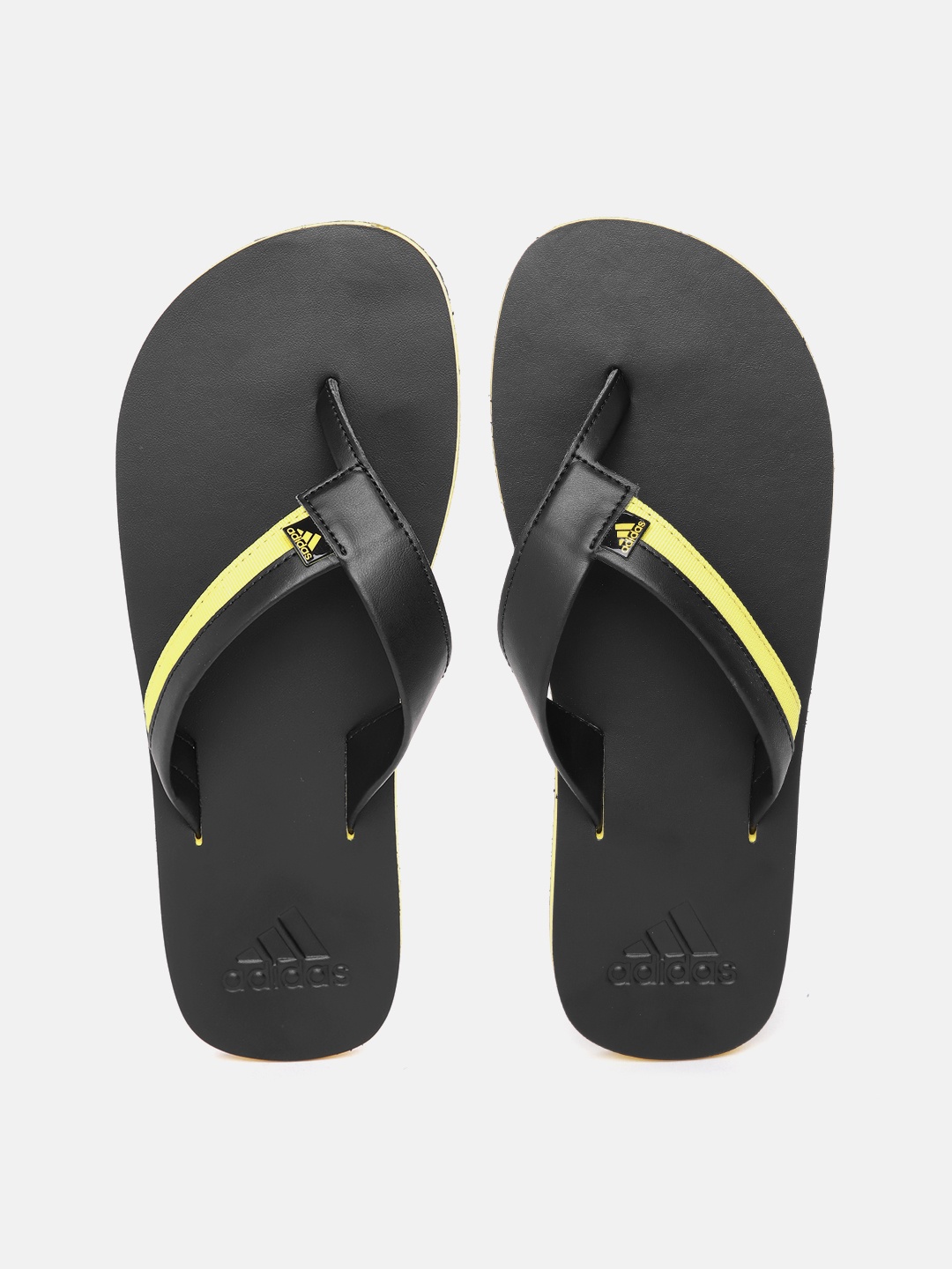 

ADIDAS Men Marvello Colourblocked Thong Flip-Flops, Black