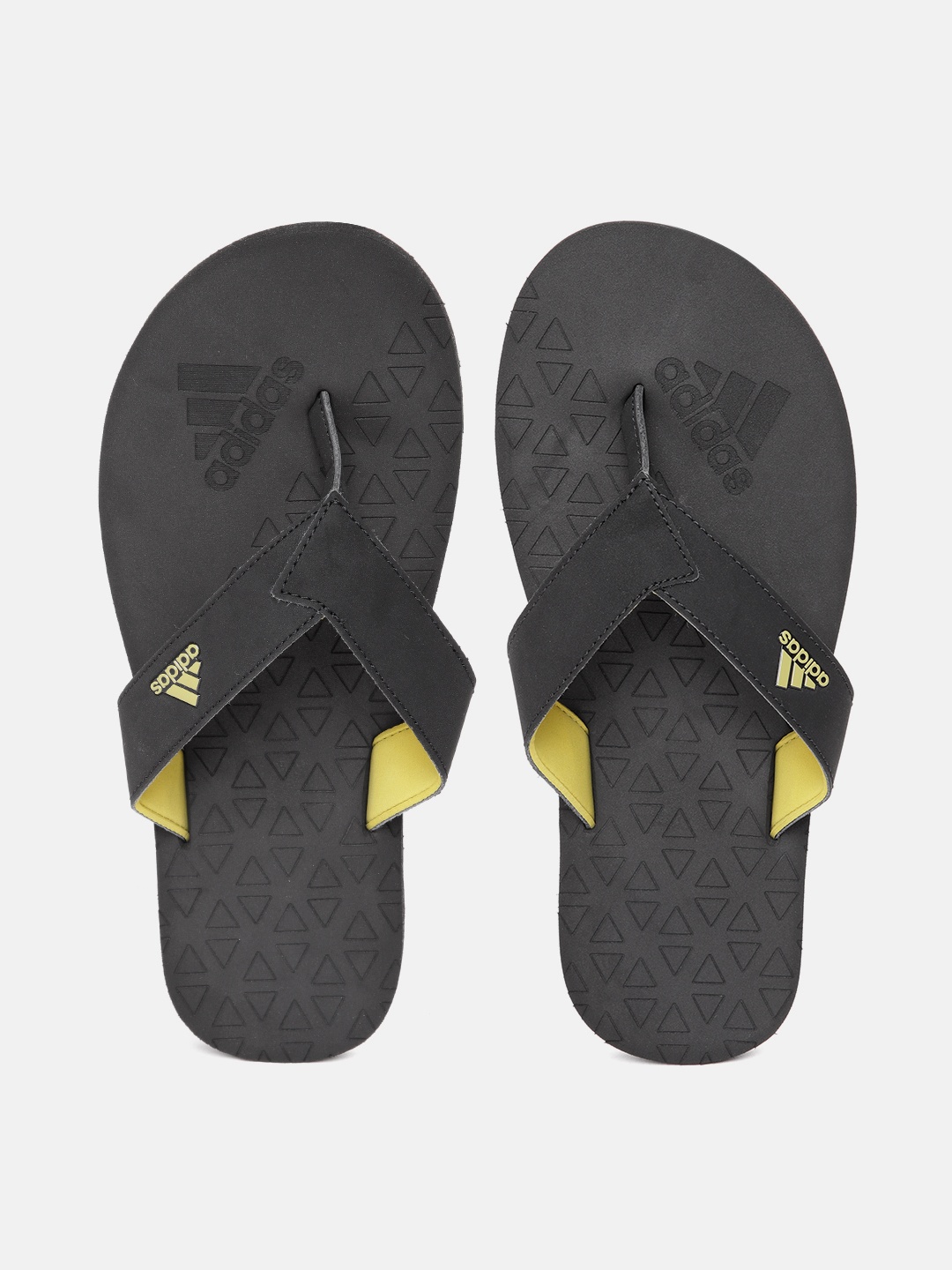 

ADIDAS Men Aviate Textured Thong Flip-Flops, Black