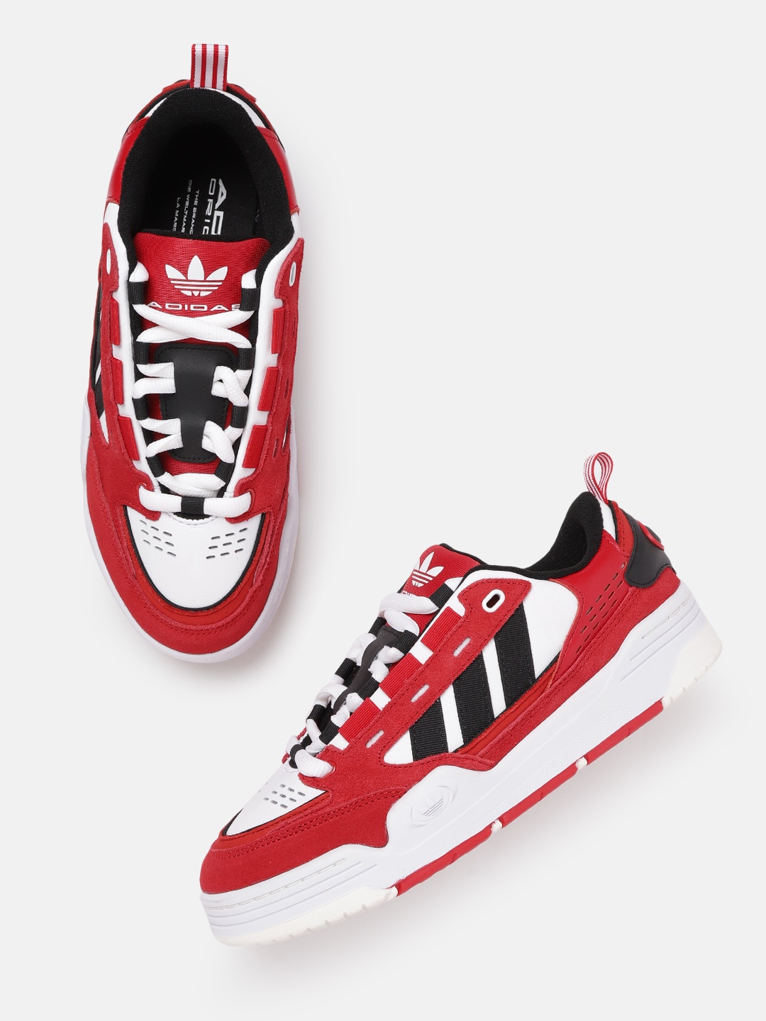 

ADIDAS Originals Men Colourblocked ADI2000 Sneakers, Red
