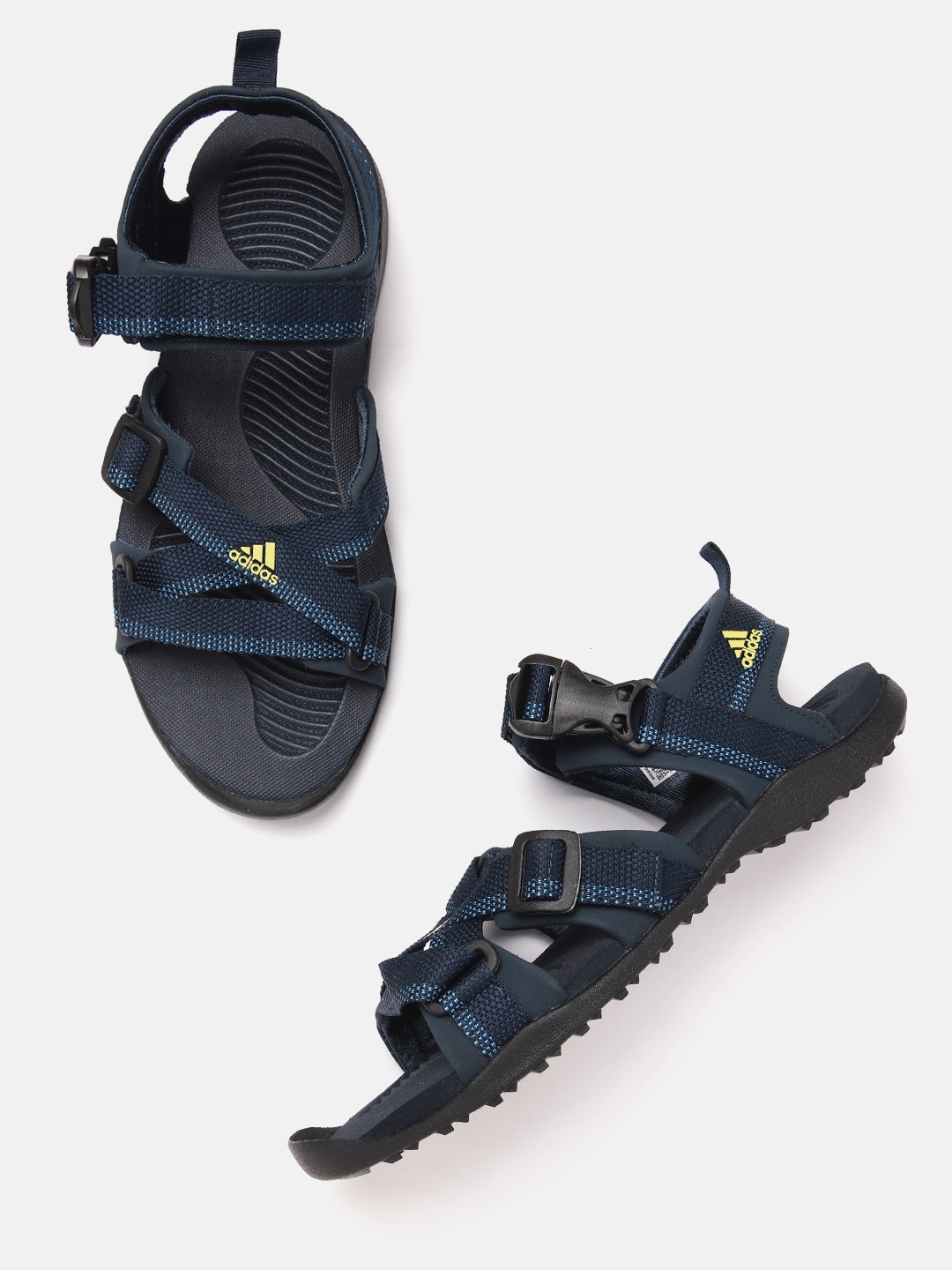 

ADIDAS Men Woven Design Nu Gladi Sports Sandals, Navy blue