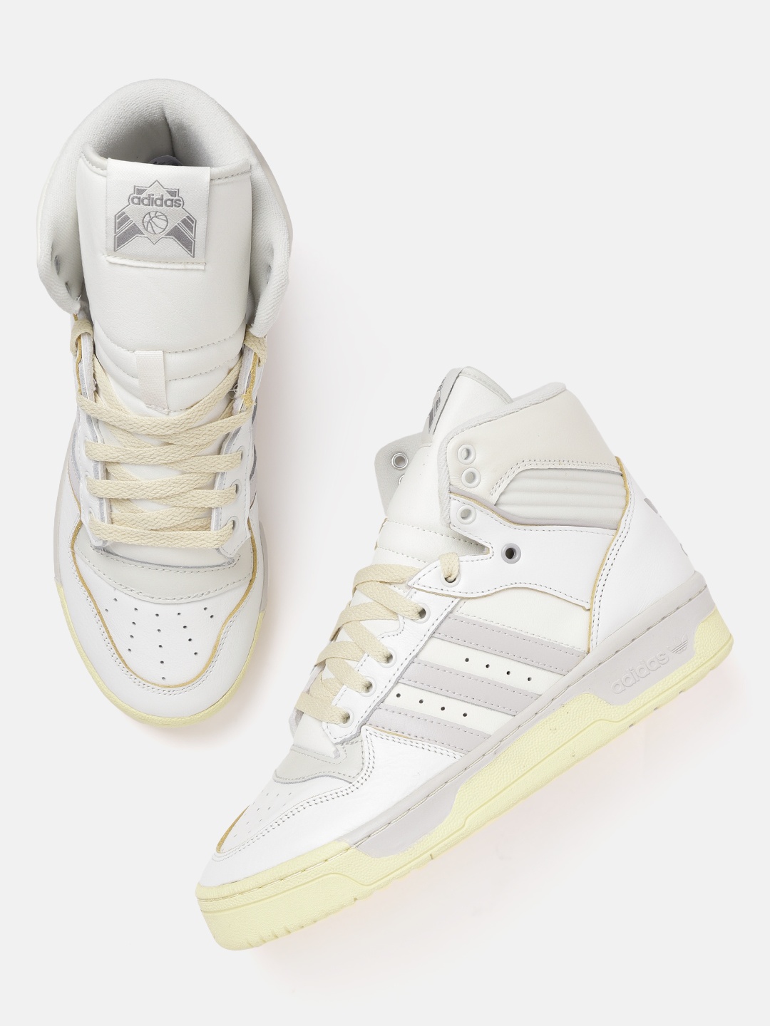 

ADIDAS Originals Men Rivalry HI Mid-Top Sneakers, White