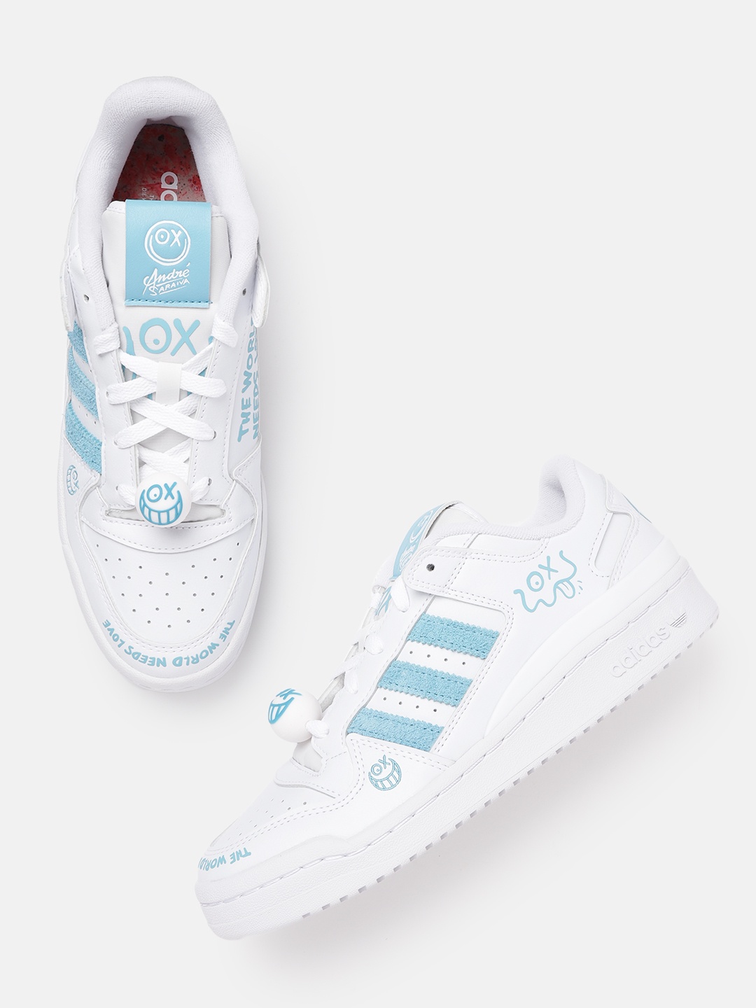

ADIDAS Originals Men Printed Forum Low CL Sneakers, White