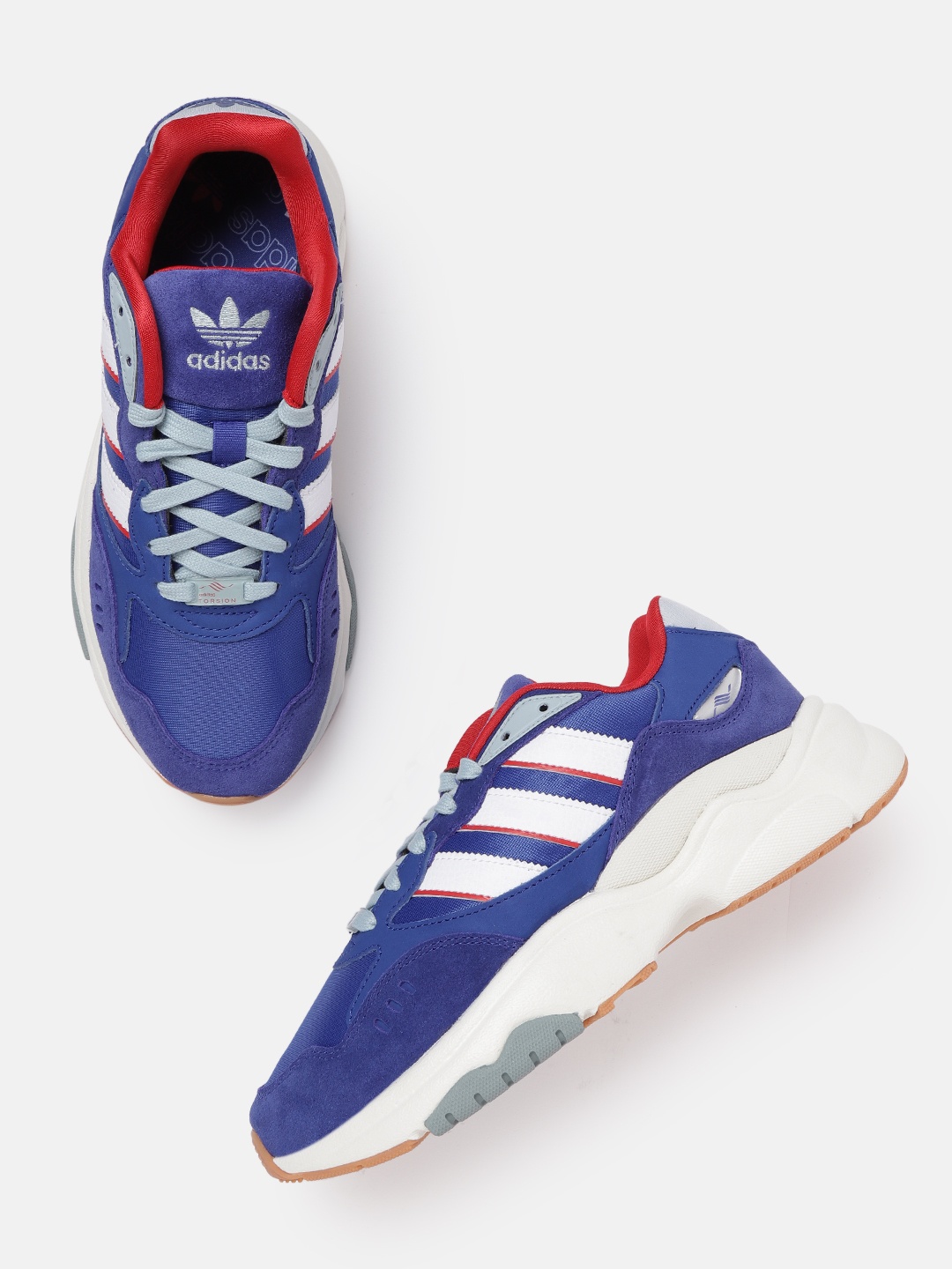 

ADIDAS Originals Men Woven Design Retropy Mystique Sneakers, Blue