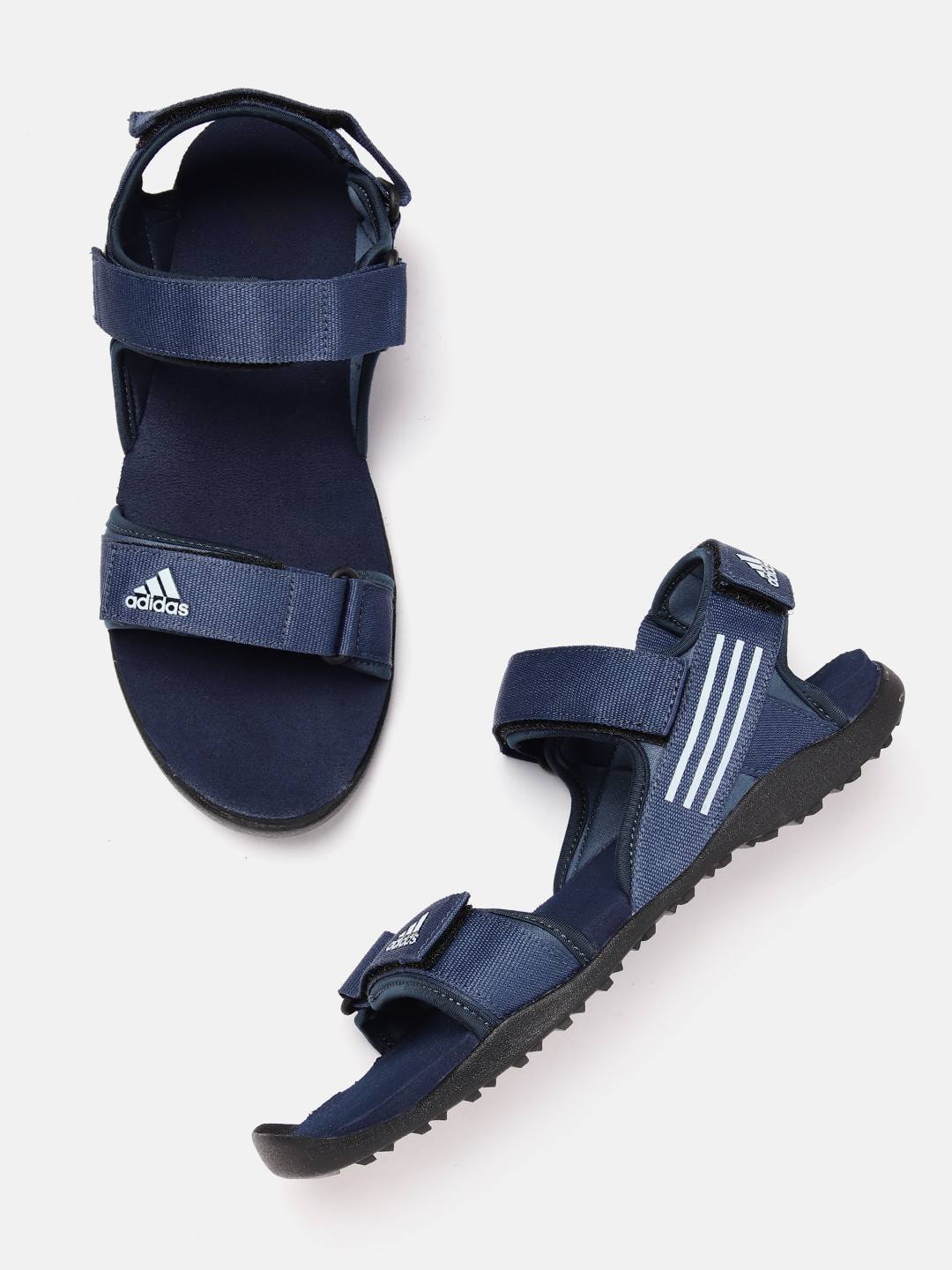 

ADIDAS Men Woven Design Mechan Sports Sandals, Blue