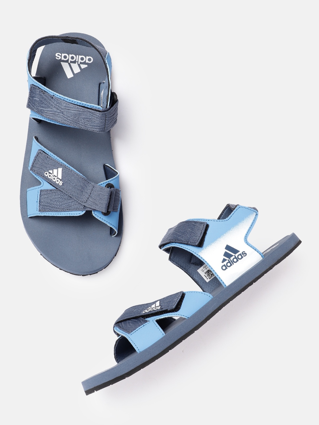 

ADIDAS Men Colourblocked Low Li Sports Sandals, Blue