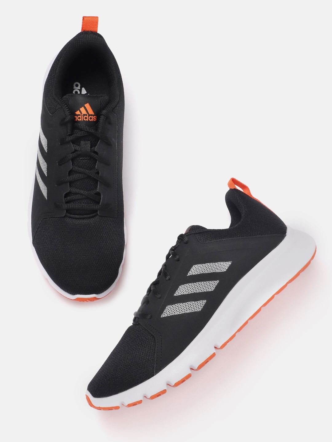 

ADIDAS Men Woven Design Apexo Running Shoes, Black