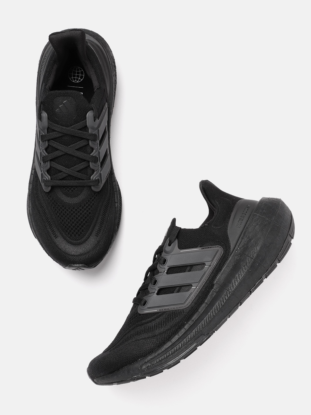 

ADIDAS Men Woven Design Ultraboost 23 Running Shoes, Black