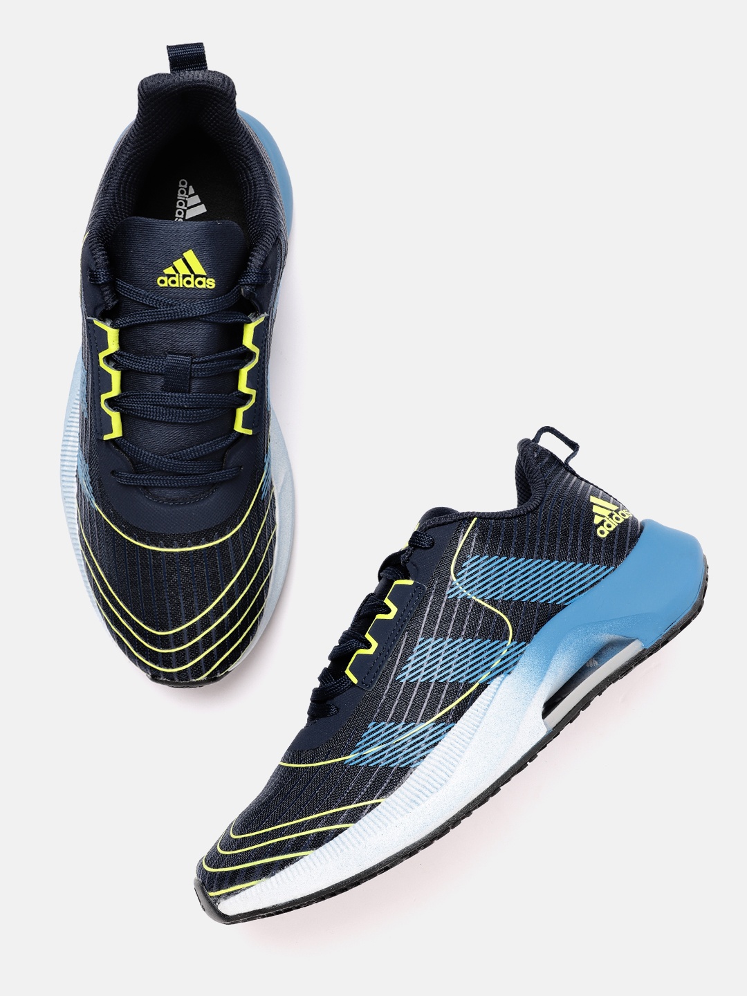 

ADIDAS Men Woven Design Faburun Running Shoes, Navy blue