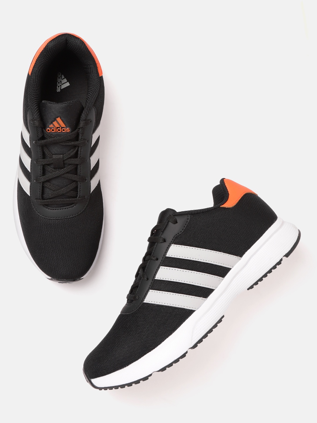 

ADIDAS Men Woven Design Essento Running Shoes, Black