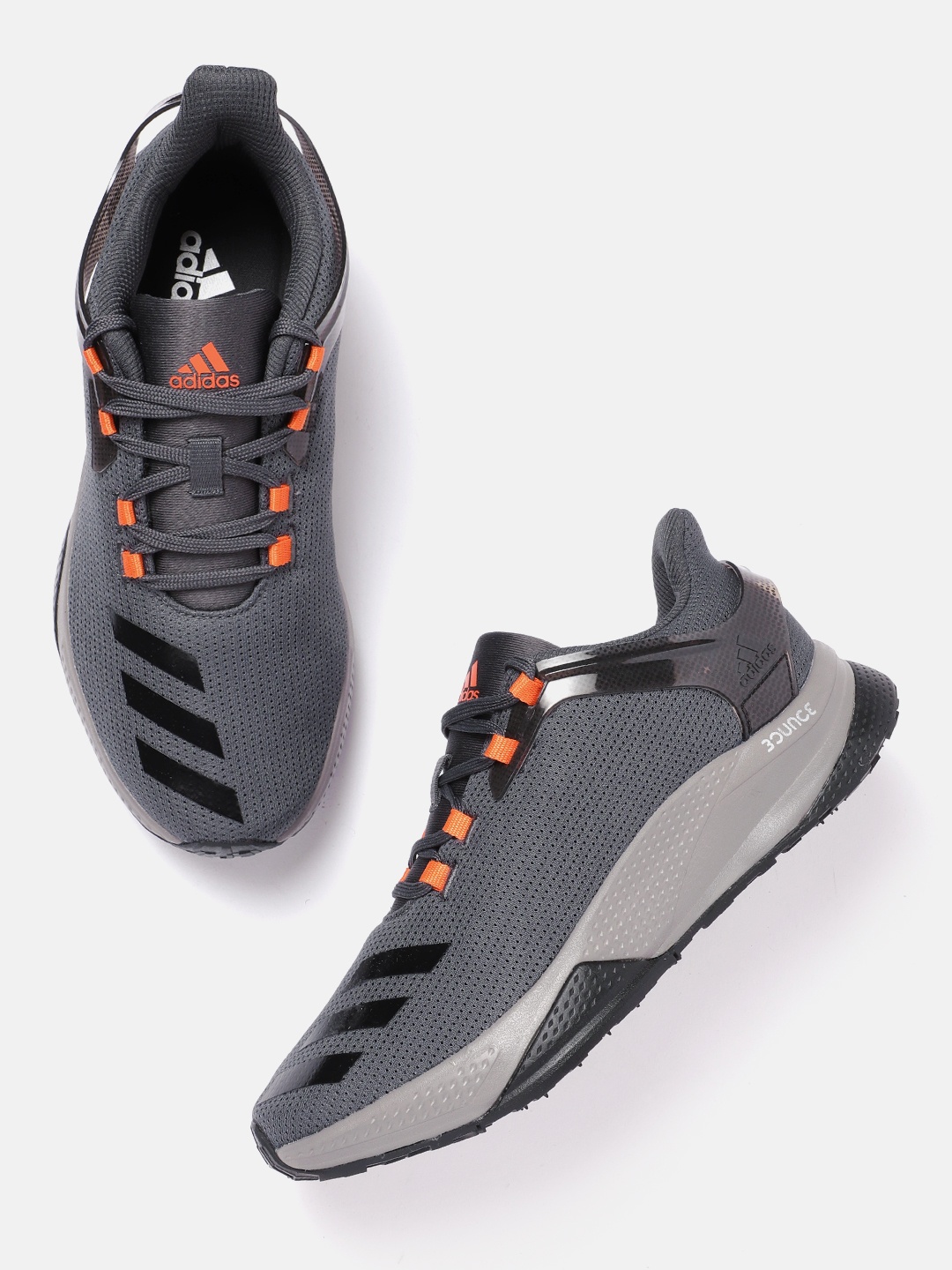 

ADIDAS Men Woven Design Adi Streak Running Shoes, Grey