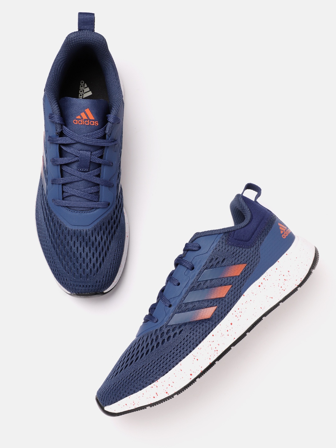 ADIDAS Men Woven Design Dezmer MS Running Shoes, Navy blue