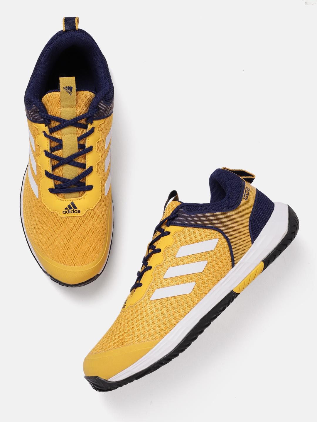 

ADIDAS Men Colourblocked Milyenl Tennis Star Shoes, Yellow