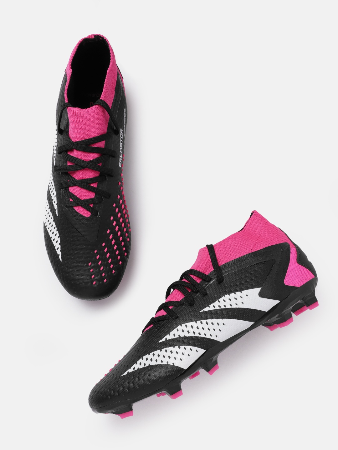 

ADIDAS Unisex Printed Predator Accuracy.2 FG Football Shoes, Black