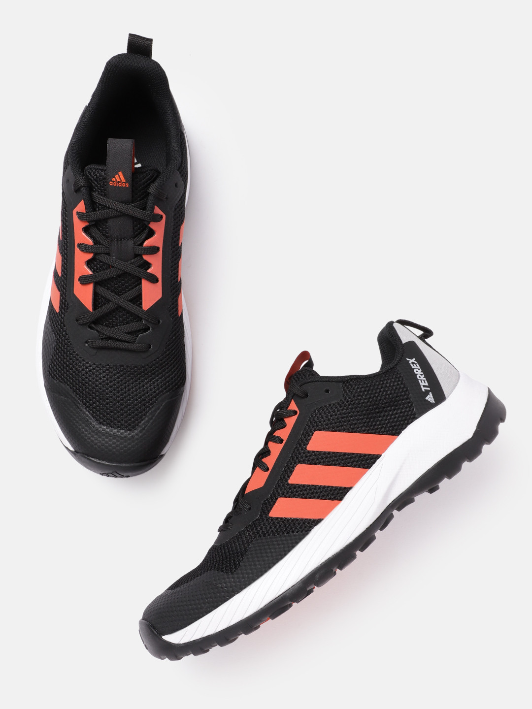 

ADIDAS Men Woven Design Stridzo Trekking Shoes, Black