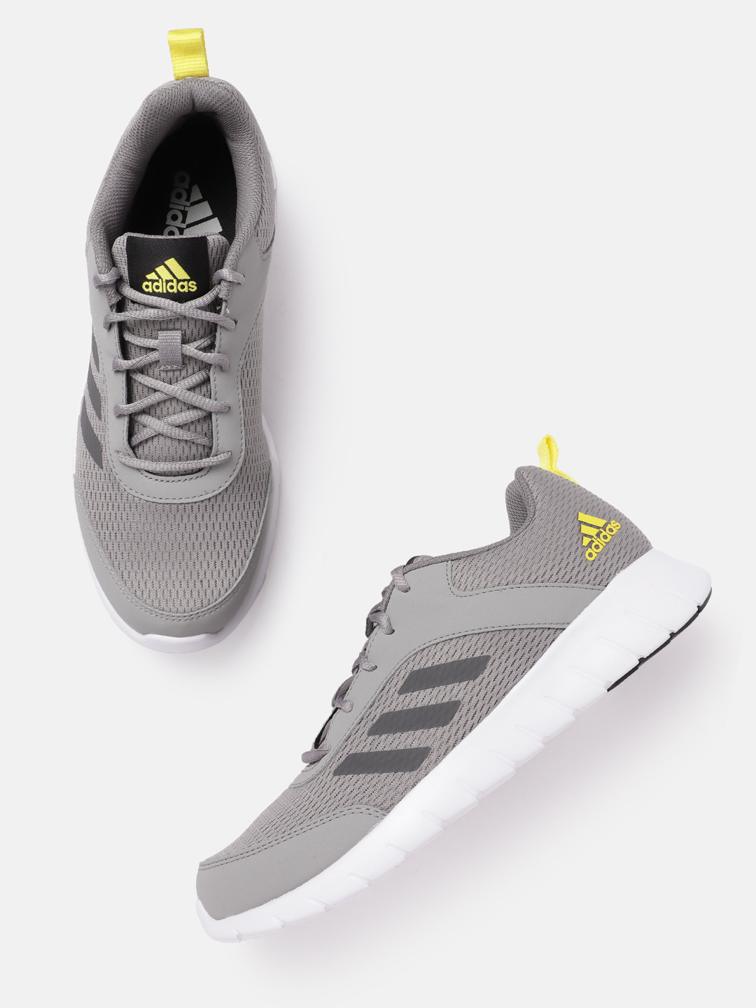 

ADIDAS Men Woven Design Merage Running Shoes, Grey