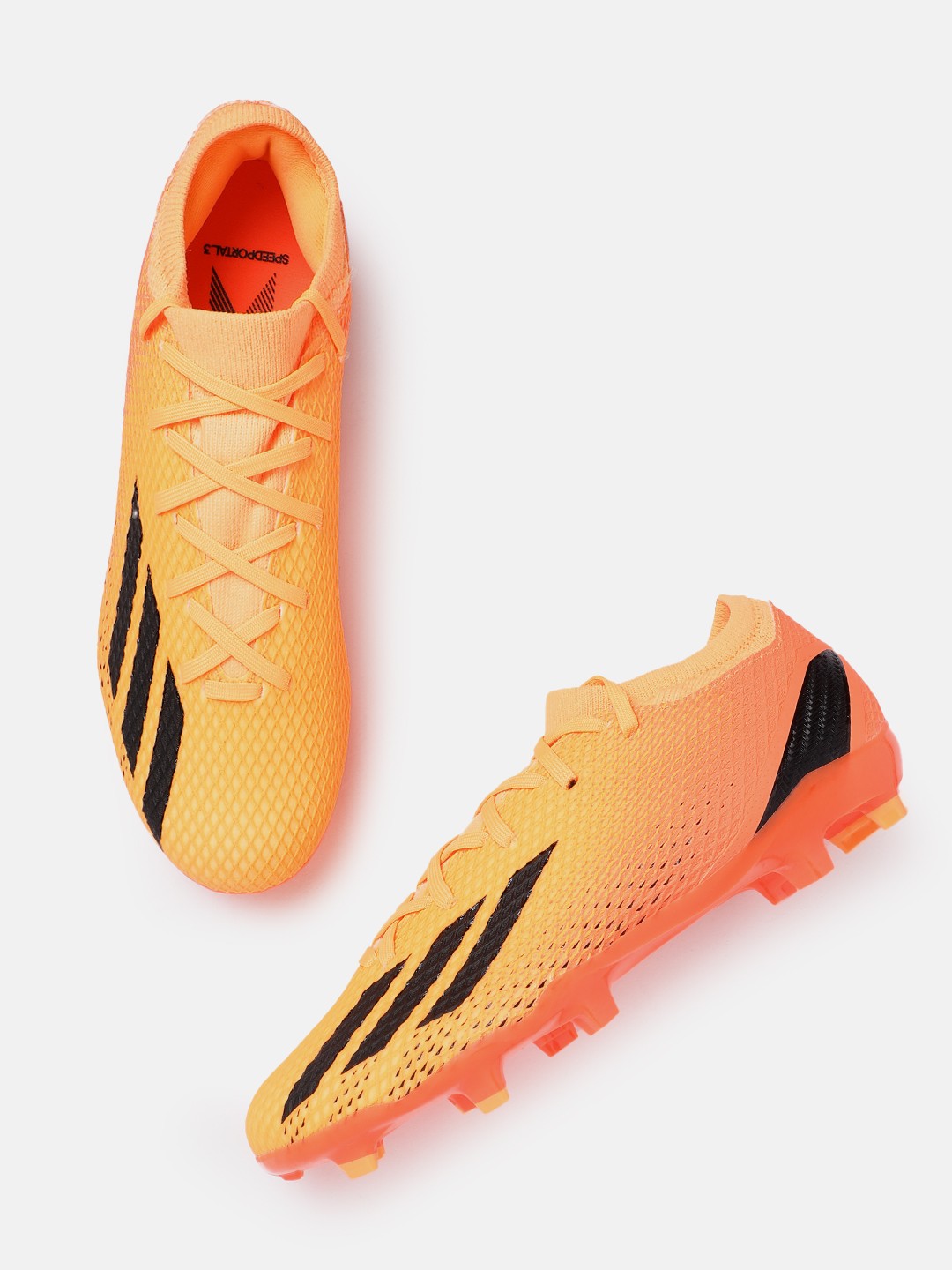 

ADIDAS Unisex Textured X Speedportal.3 FG Football Shoes, Orange