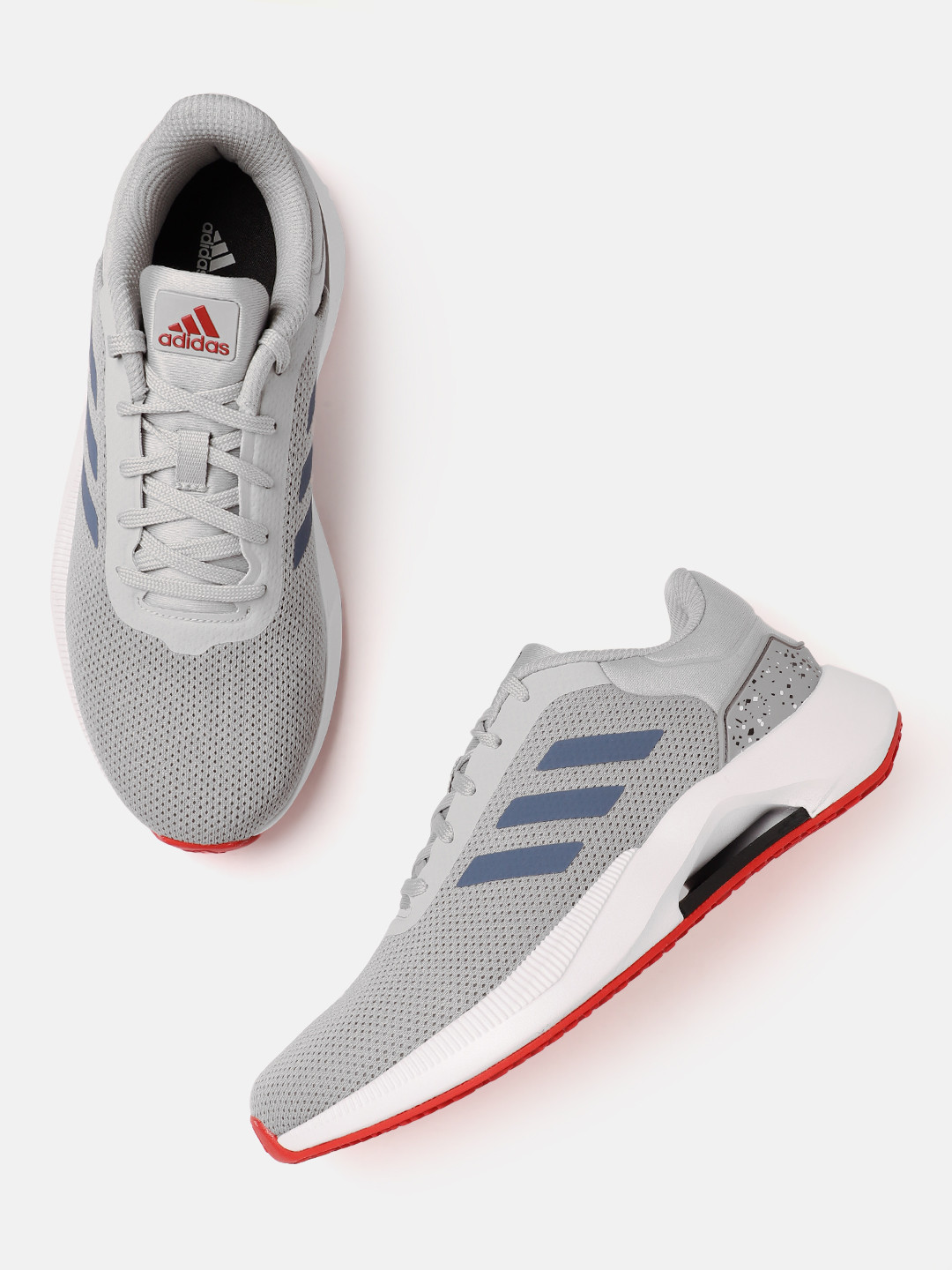 

ADIDAS Men Woven Design Erudo Running Shoes, Grey