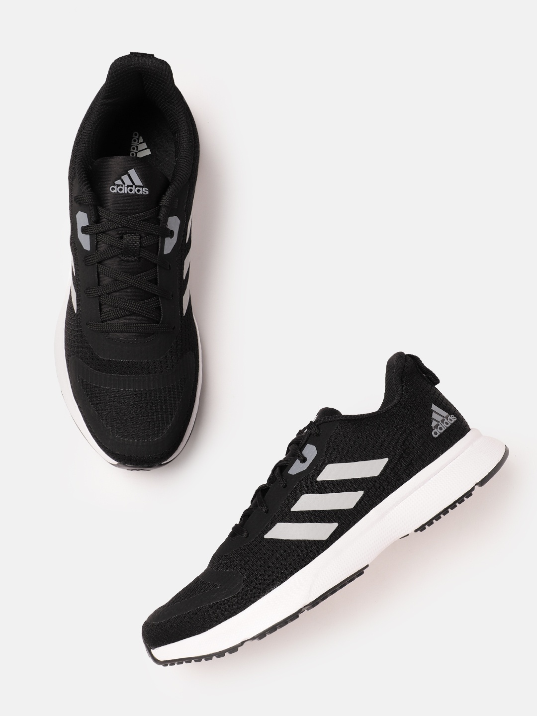 

ADIDAS Men Woven Design Jaysaw Reflective Running Shoes, Black