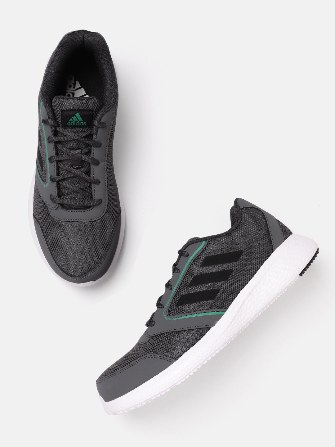 

ADIDAS Men Woven Design Fluento Running Shoes, Grey